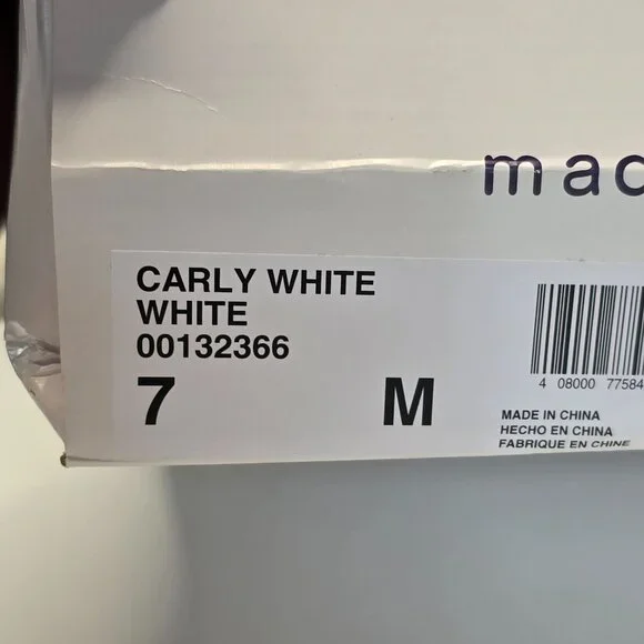 Madden Girl Carly Platform Espadrille Sandals 7M White Original Box Y2K Style - Picture 10 of 10